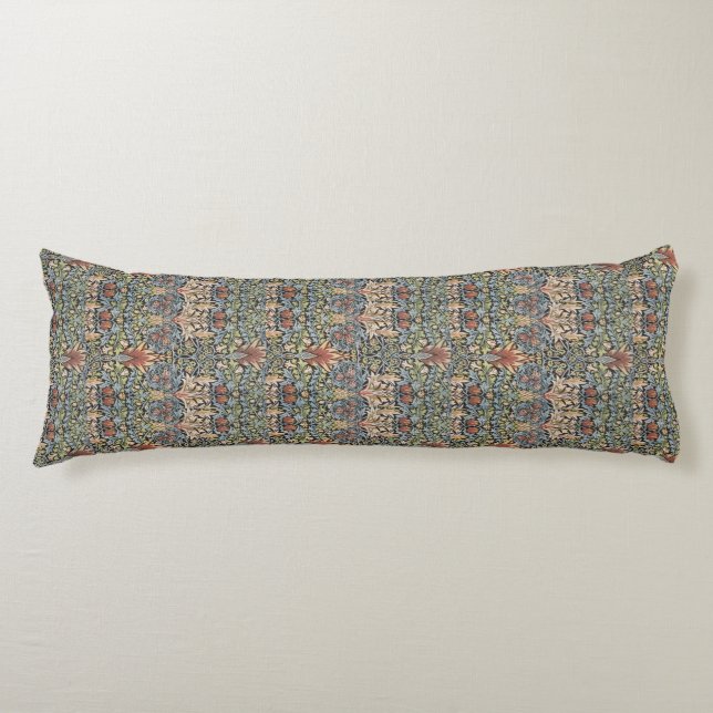 Vintage William Morris Snakehead Kroppskudde (Framsidan)