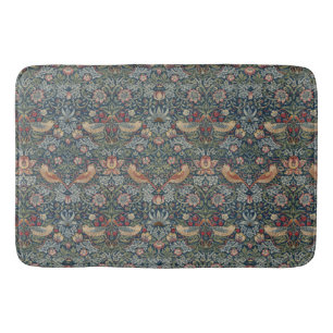 Vintage William Morris Strawberry Thief Badrumsmatta