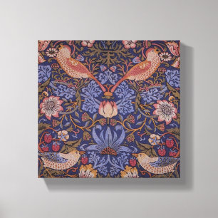 Vintage William Morris Strawberry Thief Canvastryck