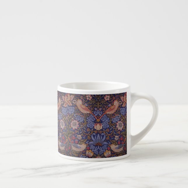 Vintage William Morris Strawberry Thief Espressomugg (Höger)