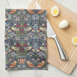 Vintage William Morris Strawberry Thief Kökshandduk