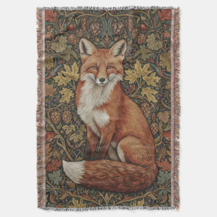 Vintage William Morris Stug Fox Höst Filt