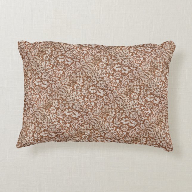 Vintage William Morris Venetian Prydnadskudde (Baksidan)