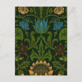 Vintage William Morris Violet och Columbine Helg Vykort