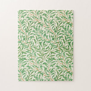 Vintage Willow Bough Ornament Illustration Pussel