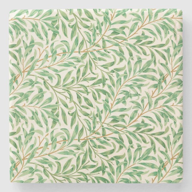 Vintage Willow Bough Ornament Lithograph Stenunderlägg (Framsidan)