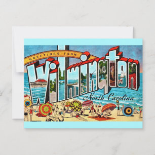 Vintage Wilmington NC Vykort