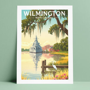 Vintage Wilmington North Carolina Vykort