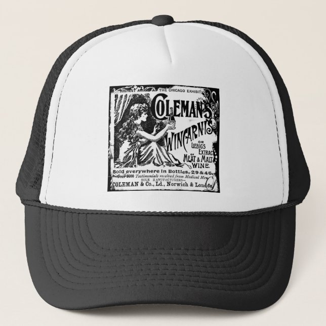 Vintage Wincarnis Tonic Ad Keps (Framsida)