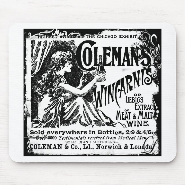 Vintage Wincarnis Tonic Ad Musmatta (Framsidan)