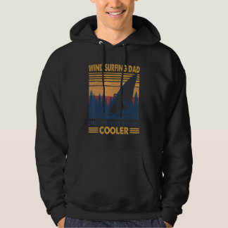 Vintage Windsurfing Pappa som ett vanligt Pappa me Hoodie