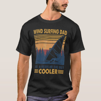 Vintage Windsurfing Pappa som ett vanligt Pappa me T Shirt