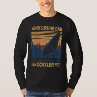 Vintage Windsurfing Pappa som ett vanligt Pappa me T Shirt