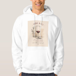 Vintage Wine Lover Shirt | Elegant Red Wine Design Hoodie