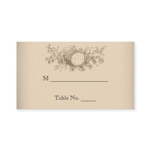 Vintage Winery Bröllop Place Cards