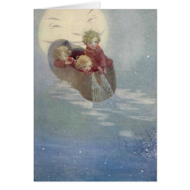 Vintage - Winken, Blinken och nickar, Hälsningskort (Framsidan)