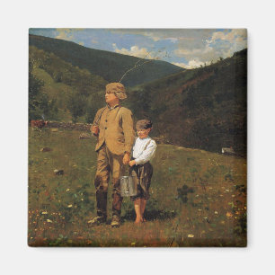 Vintage Winslow Homer genom att korsa pastorn Magnet