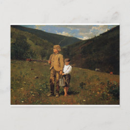 Vintage Winslow Homer genom att korsa pastorn Vykort