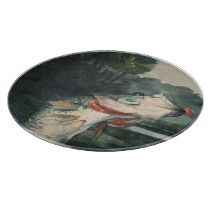 Vintage Winslow Homer Life-Storlek Black Bass