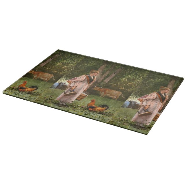 Vintage Winslow homer Mjölk Maid (Hörn)