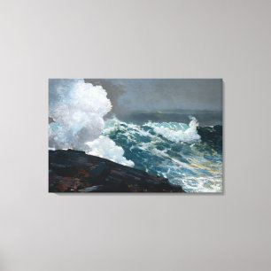 Vintage Winslow Homer Northeaster Canvastryck