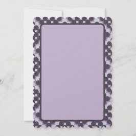 Vintage Winter Blue Snowflake Julkort