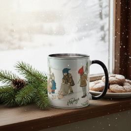 Vintage Winter Holiday Mugg
