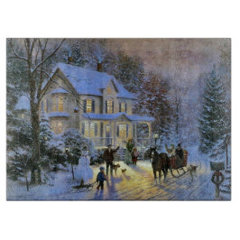Vintage Winter Town Julgran