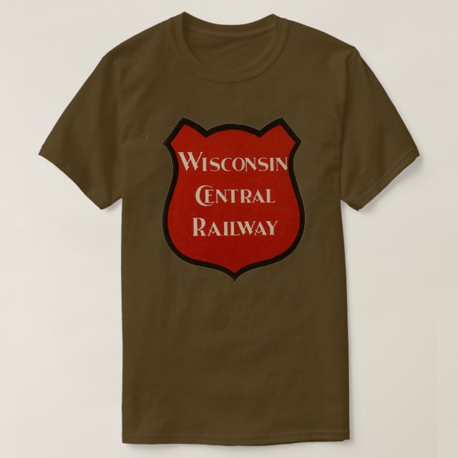 Vintage Wisconsin Central Railroad T Shirt (Design framsida)