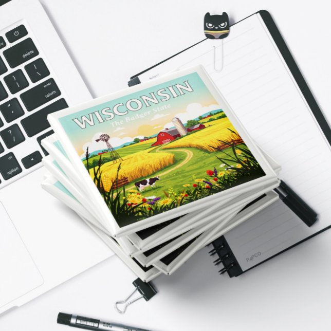 Vintage Wisconsin Magnet (Skapare uppladdad)