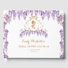 Vintage Wisteria Blommig Regency Bröllopsdusch