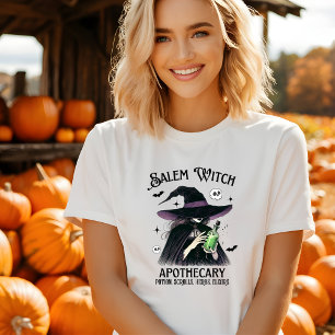 Vintage Witch Apothecary Halloween Tshirt T Shirt