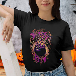 Vintage Witch Costume Spooky Halloween look Womens T Shirt