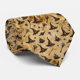 Vintage Witch Hats & Broomsticks Halloween Mönster Slips