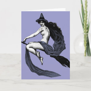 Vintage Witch Kort