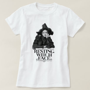 Vintage Witch "Resting Witch Ansikte" T Shirt