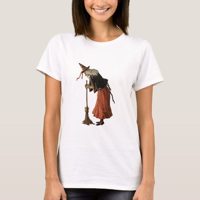 Vintage Witch T-Shirt (Framsida)