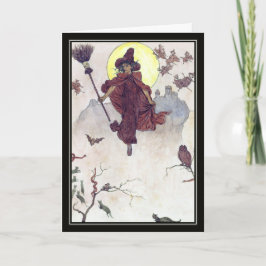 Vintage Witches av Kate Greenaway Kort