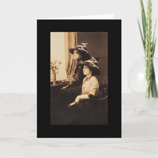 Vintage Witches Kort (Framsida)