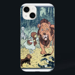Vintage Wizard of Oz Characters, Gult Brick Road<br><div class="desc">Vintage illustrerar de klassiska barnens sagor av William Wallace Denslow, från Viktorian Era bok The Wonderful Wizard of Oz av L. Frank Baum. Här gråter den fegt Lejona efter att den unge flickan Dorothy har slagit honom i hans näsa efter att den lejona hade tagit upp hennes hund Toto. "Du...</div>