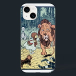 Vintage Wizard of Oz Characters, Gult Brick Road<br><div class="desc">Vintage illustrerar de klassiska barnens sagor av William Wallace Denslow, från Viktorian Era bok The Wonderful Wizard of Oz av L. Frank Baum. Här gråter den fegt Lejona efter att den unge flickan Dorothy har slagit honom i hans näsa efter att den lejona hade tagit upp hennes hund Toto. "Du...</div>
