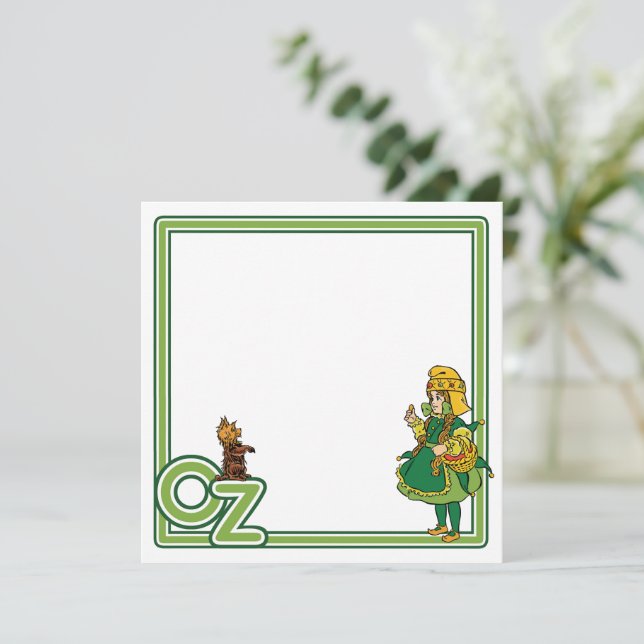 Vintage Wizard of Oz; Dorothy and Toto (Stående Fram)