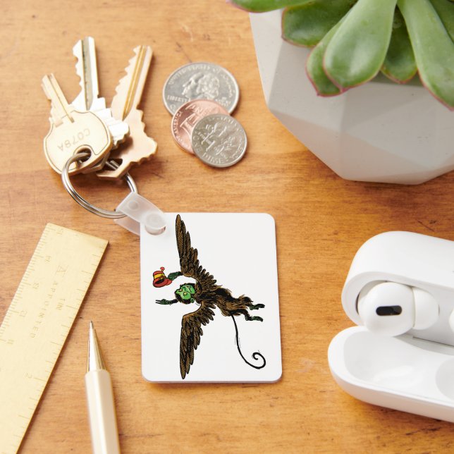 Vintage Wizard of Oz, Evil Flies Monkey Nyckelring (Skrivbord)