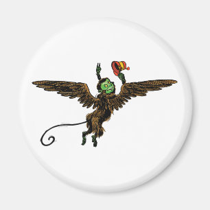 Vintage Wizard of Oz, ond flygapa Magnet