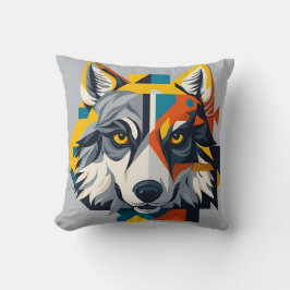 vintage wolf 3 kudde