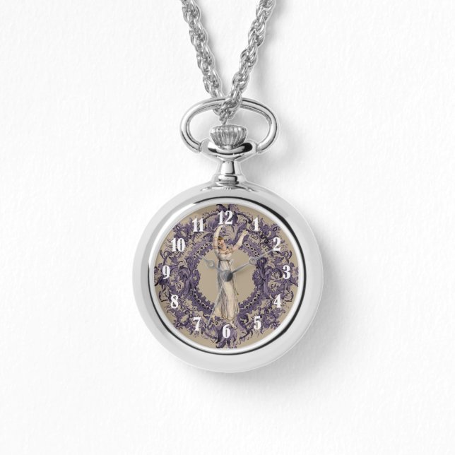 Vintage Woman Armbandsur (Framsida)