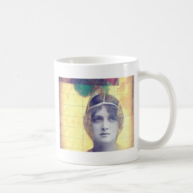 Vintage Woman Kaffemugg (Höger)