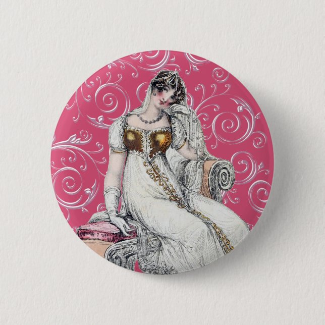 Vintage Woman Knapp (Framsida)