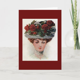 Vintage Woman Kort