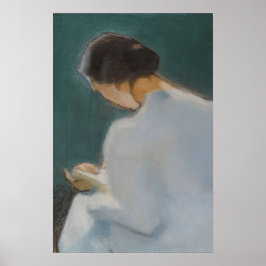 Vintage Woman Porträtt Poster